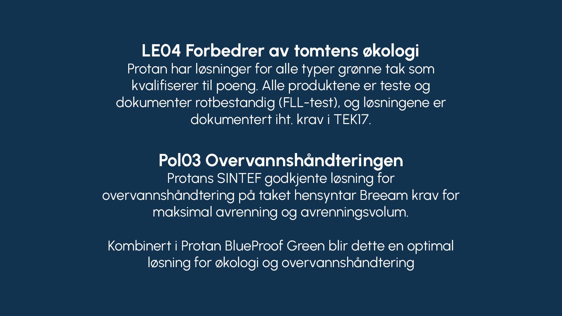 Protan Og BREEAM-NOR